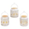 L & L Gerson LED White Winter Scene Lantern 5.51 in. 2435800 - alternate 1